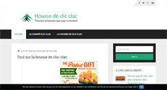 Desktop Screenshot of housse-clic-clac.net