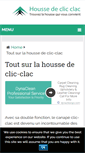 Mobile Screenshot of housse-clic-clac.net